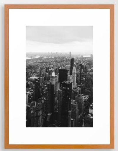 New York City Citiscape Art Print With Frame