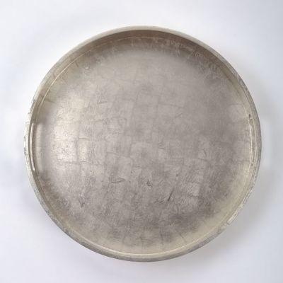 Wood and Lacquer Round Tray