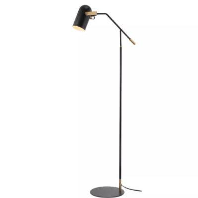 Metal Eugenio Floor Lamp Includes LED Light Bulb Black