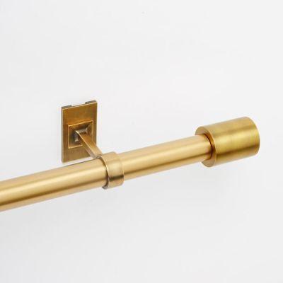 Oversized Metal Rod Antique Brass 60"-108''