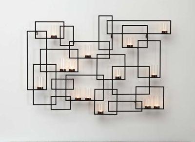 Circuit Metal Wall Candle Holder