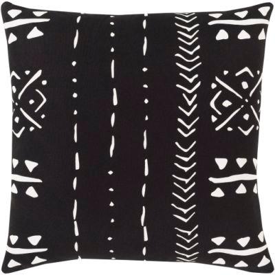 Mud Cloth Pillow With Insert-18"x18"