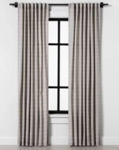 Fine Stripe Curtain Panel 