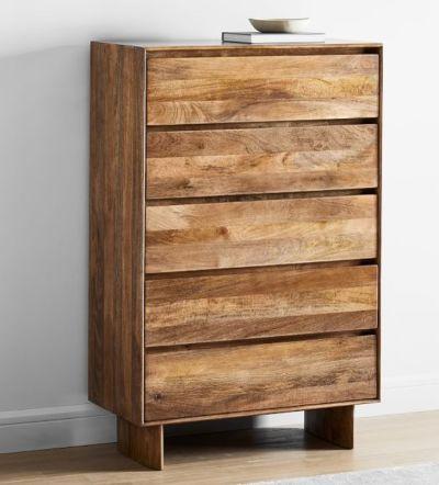 Anton Solid Wood 5 Drawer Dresser