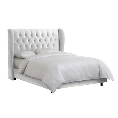 Alcantara Diamond Tufted Upholstered Standard Bed-King