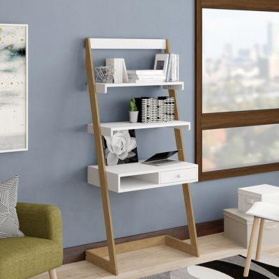 Samira Solid Wood Freestanding Leaning/Ladder Desk