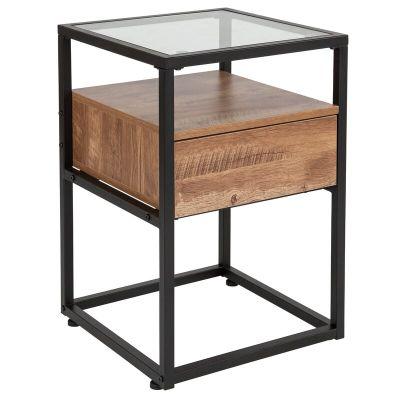 Riaan End Table with Storage