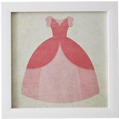 Seaham Gown Princess in Pink Art With Frame