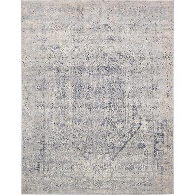 Lapoint Oriental Area Rug in Gray