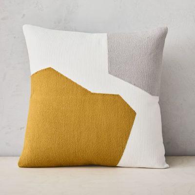 Corded Minimalist Geo Pillow Cover With No Insert-20"x20"