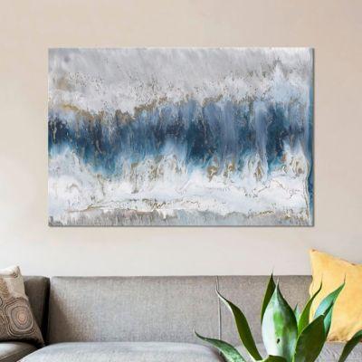 Moon Stone Painting Print on Canvas