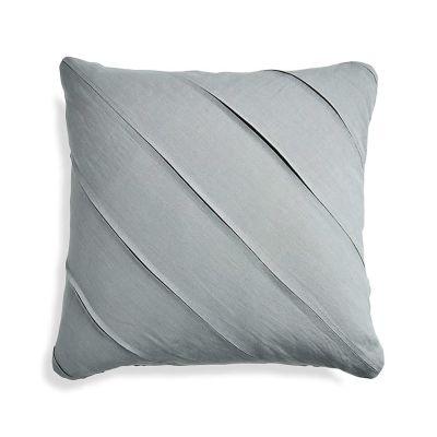 Theta Grey Linen Pillow