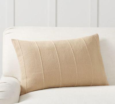 Mudcloth Flax Lumbar Pillow Covers