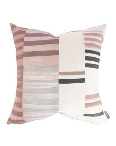Zoey Patchwork Stripe Pillow Cover
