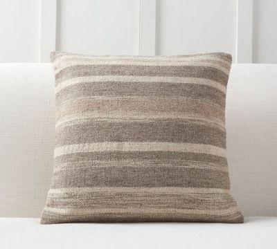 Kaye Textured Striped Pillow Cover