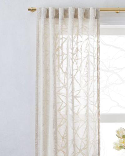 Sheer Abstract Glass Curtain