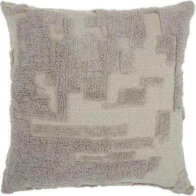 Trexler Textured Abstract Cotton Throw Pillow