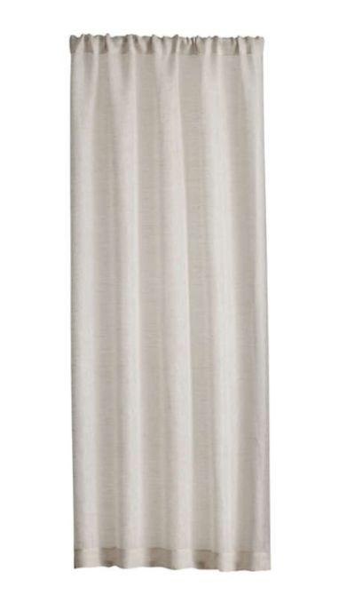 Linen Sheer Natural Curtains-108"