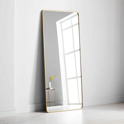Modern Streamline Floor Mirror