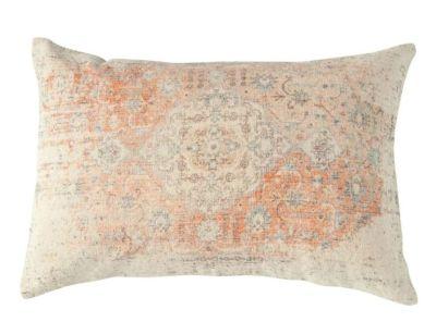 MultiColor Distressed Print Lumbar Pillow No Insert-24"x16"