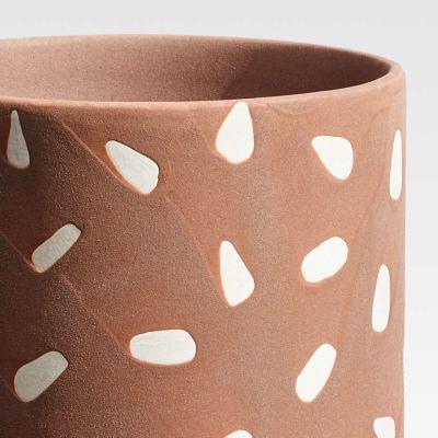 Datura Footed Speckled Planter