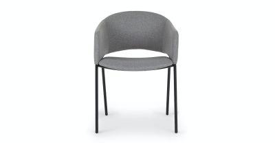 Coswig Stately Gray Dining Chair