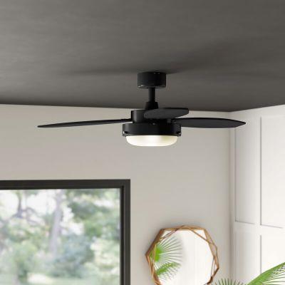 Blade Standard Ceiling Fan with Pull Chain and Light Kit Included