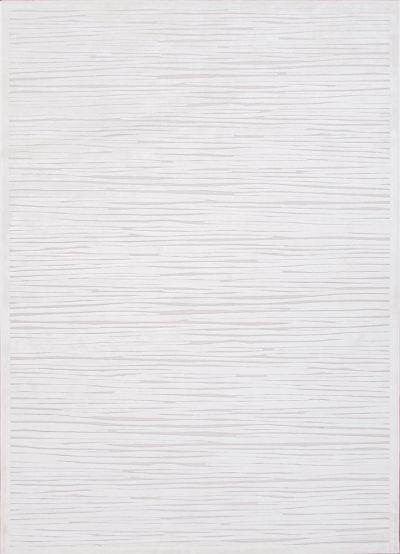Linea Abstract White Area rug-9'x12'