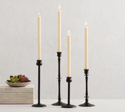 Booker Taper Candle Holders Bronze 1