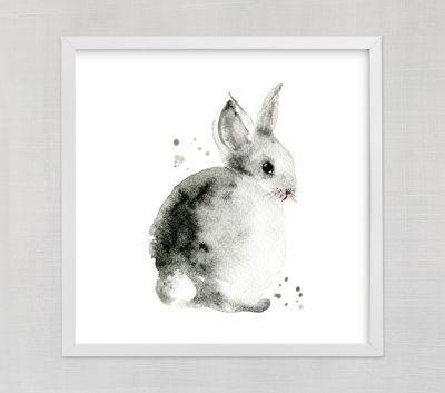 Bunny by Lulaloo with frame