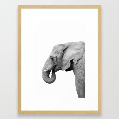 Majestic Elephant Framed Art Print