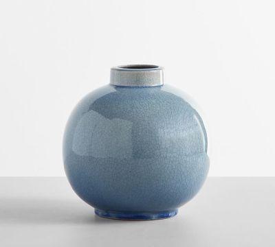 Rhea Crackled Ceramic Vase