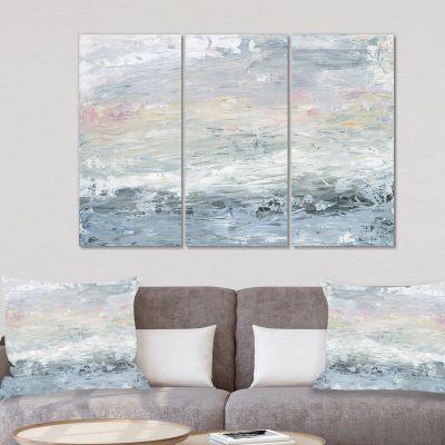 Gray Abstract Watercolor Painting Multi Piece2