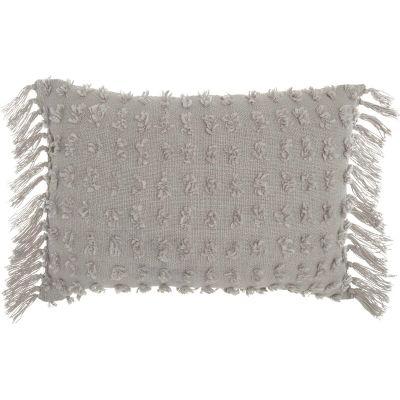 Coraline Textured Cotton Lumbar Pillow