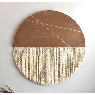 Cotton Wall Hanging with Hanging Accessories Included