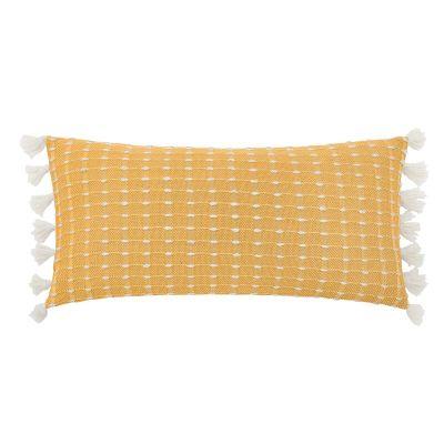 Fager Rectangular Cotton Cushion with Filling With Insert-35"x15"