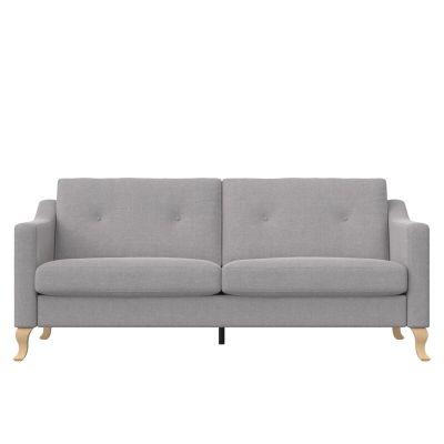 74 Wide Round Arm Sofa