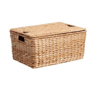Savannah Handwoven Seagrass Lidded Basket