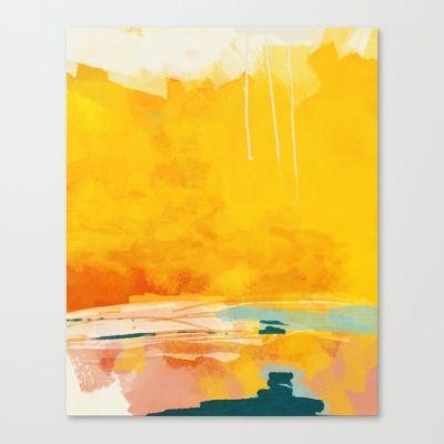 sunny landscape Canvas Print