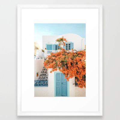 Oia Santorini Framed Art Print