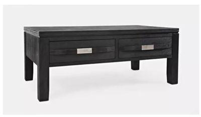 Zachar Charcoal 2 Drawer Cocktail Table