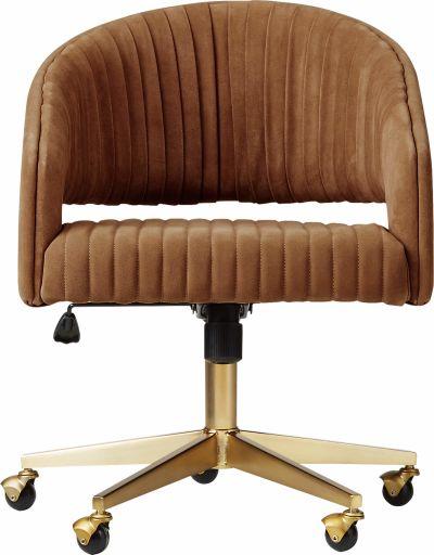 CHANNEL SUEDE OFFICE CHAIR