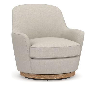 Larkin Upholstered Swivel Armchair
