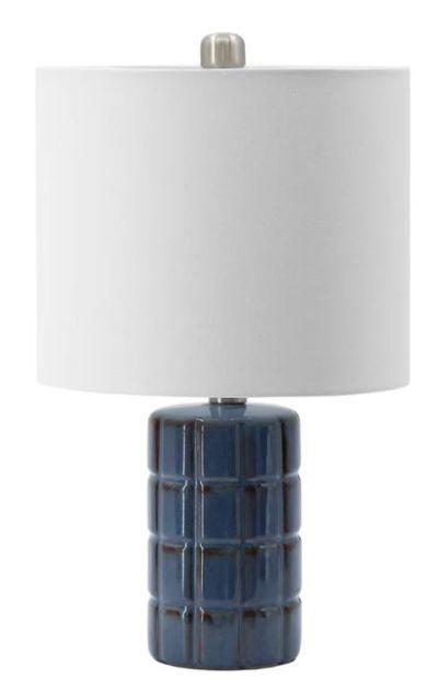 Lenard Dark Blue Table Lamp
