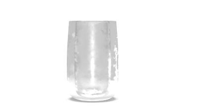 Hammered Glass Hurricanes Clear