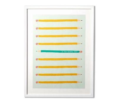 Minted Live in Color Wall Art by Char Lynn Griffiths with Frame