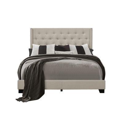 Aadvik Tufted Upholstered Low Profile Standard Bed-Queen