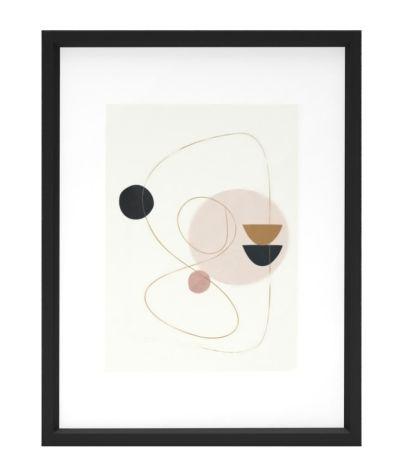 Abstract Minimal Art Print With frame