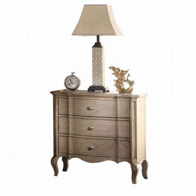 Hymel 3 Drawer Solid Wood Bachelor's Chest in Antique Taupe