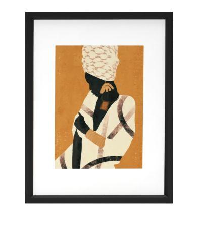 African Woman  Art Print With Frame